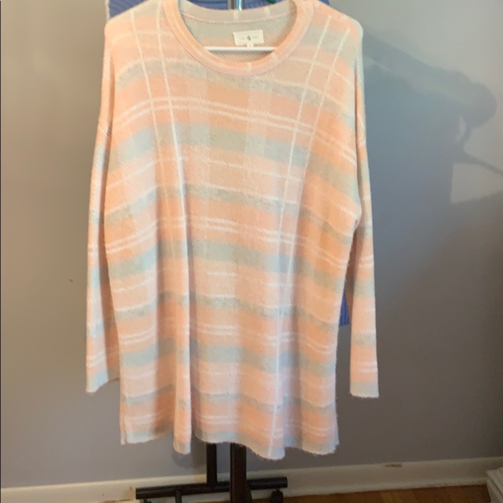 Lou & Grey Plaid Sweater